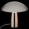 Lampe champignon Omia hauteur 34 cm argent Atmosphera