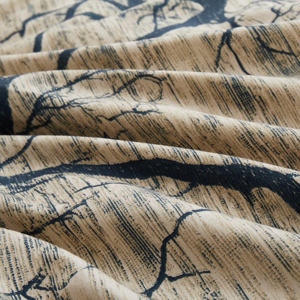 Tree Branch Duvet Cover Set Twin Queen Vintage Wood Grain Print Comforter Cover Soft Microfiber Reversible Farmhouse Bedding Set