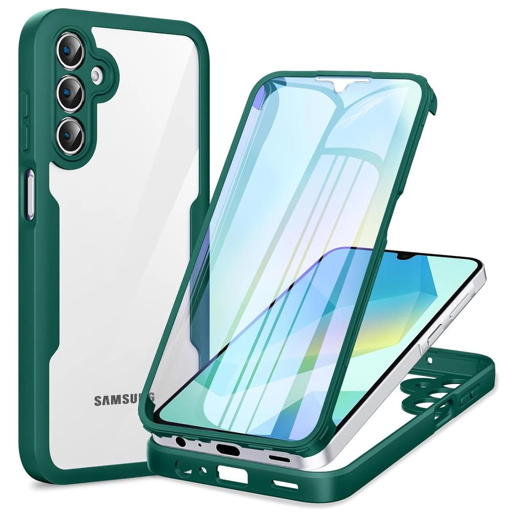 3IN1 360° Displayschutz Transparent HD Hülle Für Samsung Galaxy S26 Ultra Plus FE Edge S25 S24 S23 PC+TPU Handy Rückseite