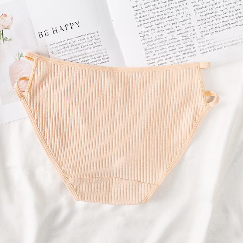 Perizoma Sexy Mutandine di Cotone Senza Cuciture Traforate Mutandine Intimo Donna Lingerie Femminile Intima