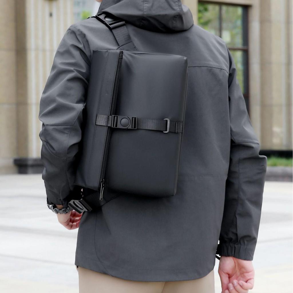 Men's 2025 Versatile Travel Backpack: Large-Capacity Crossbody & Commuting Briefcase