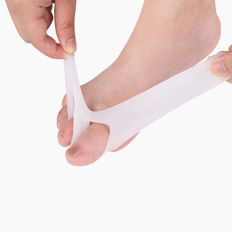 2 Peças Gel de Silicone Joanete Separador de Dedos Corretor Ferramenta de Cuidados para os Pés