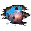 Space Astronaut Mural 3D Wall Hole Art Starry Planet Design Vinyl Stickers Home Decoration For Aesthetic Rooms Ceiling Wallpaper