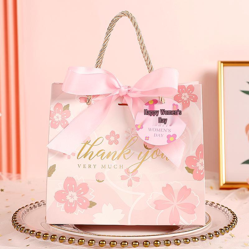 Wedding & Birthday Gift Paper Bag - Souvenir Candy Box & Handbag