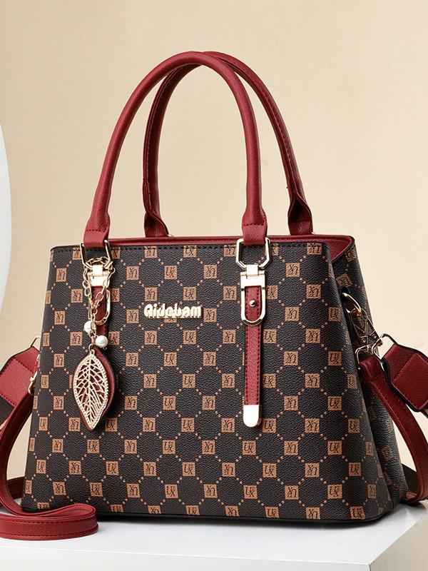 Large Capacity Fashionable Versatile High-end Handbag New Simple Mother Model Women's Bag