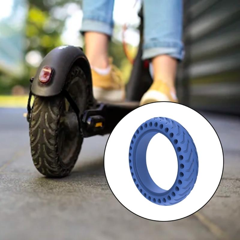 Long Lasting Non Pneumatic 8.5x2 Scooter Tire Wear Resistant Anti Slip Solid Rubber Wheel Suitable for M365 Urban Riding