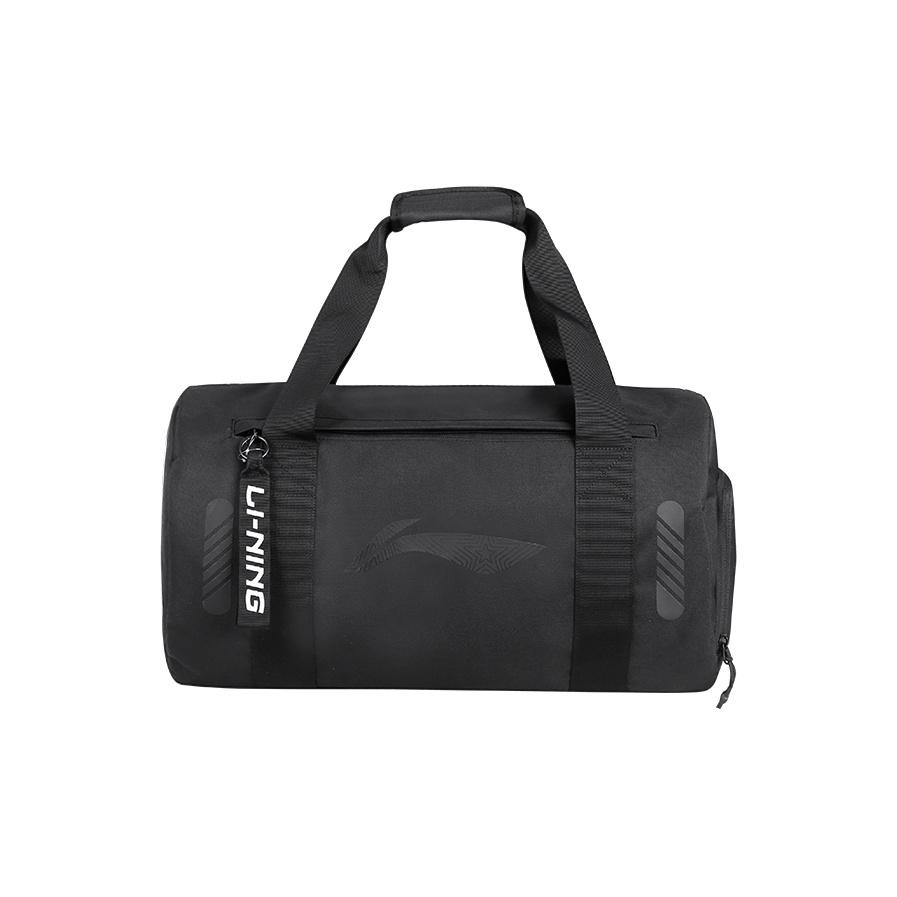 Li-Ning 35L Large Capacity Durable Lightweight Multi-Compartment Polyester Travel Bag Unisex Travel Bag Black ABLT071 Black