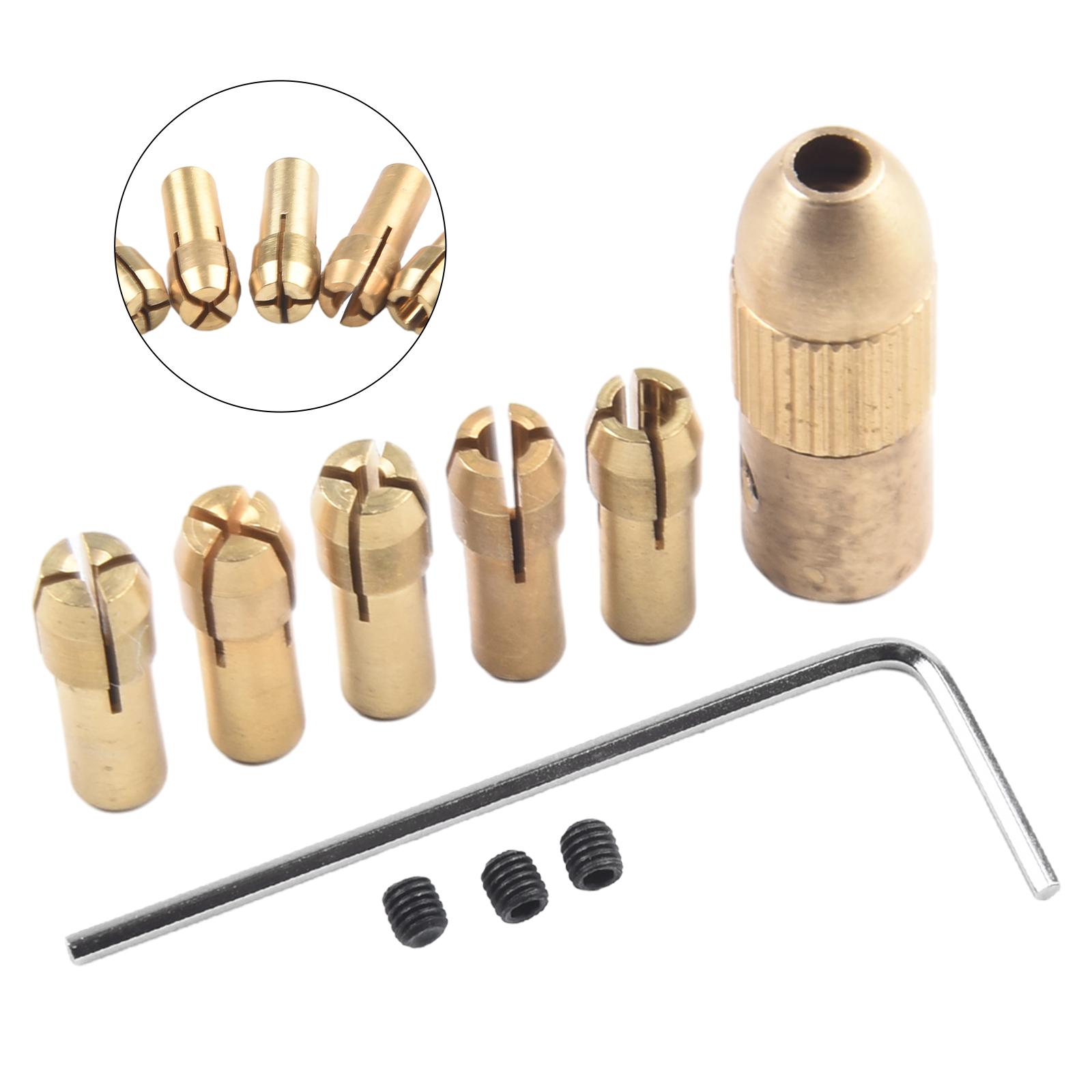 

Латунный цанговый патрон для дрели Электронный патрон для дрели Высокопрочная мини-дрель 5.05mm