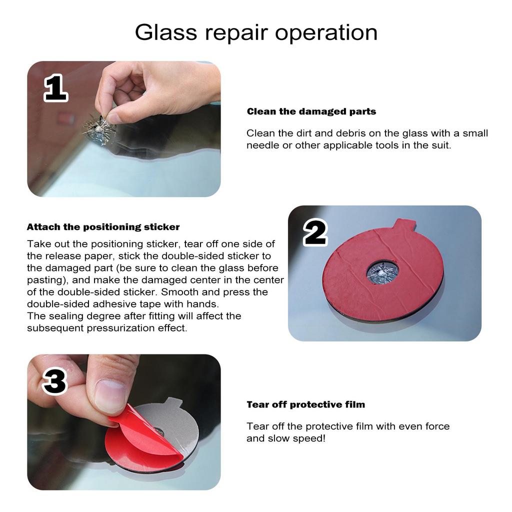 auto windshield DIY repair liquid window crack ceramic nano curing adhesive car cleaning maintenance scratch crack repair tools