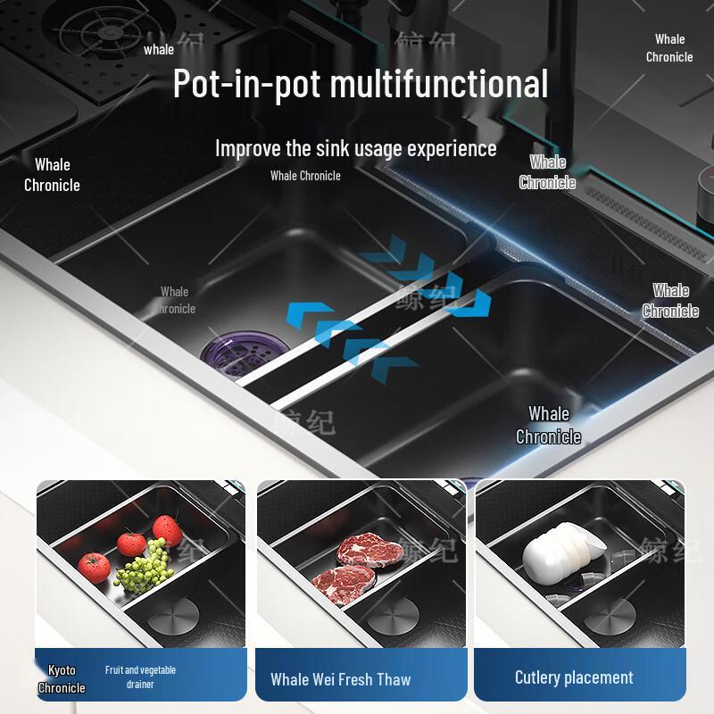 ZISIZ Stainless Steel Sink Drainer Basket