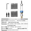 20-Piece High-Speed Steel Drill & Screwdriver Bit Set for Air/Manual Use