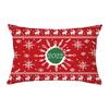 Christmas Cushion Cover Red Pillowcase Sofa Decoration Pillow Home Decor