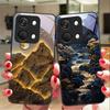 Jubao Basin Water For OnePlus Nord 3 5 6T 7 Pro 8 12 10T Reno8 Lite 5G 10R Nord N30 Hard Shell Tempered Glass Phone Case Black