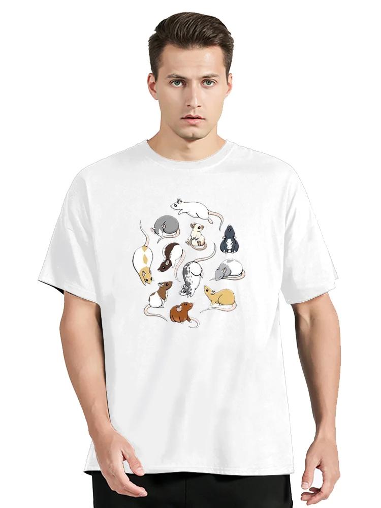 Summer Funny Mother Of Rats Men T-Shirt Women Male Casual Tops Retro T Shirt Streetwear Graphic TShirt Clothing Oversized Tops