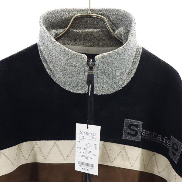 unused santa fe made in Japan Back logo embroidery Jacket 3 Gray Men's Used