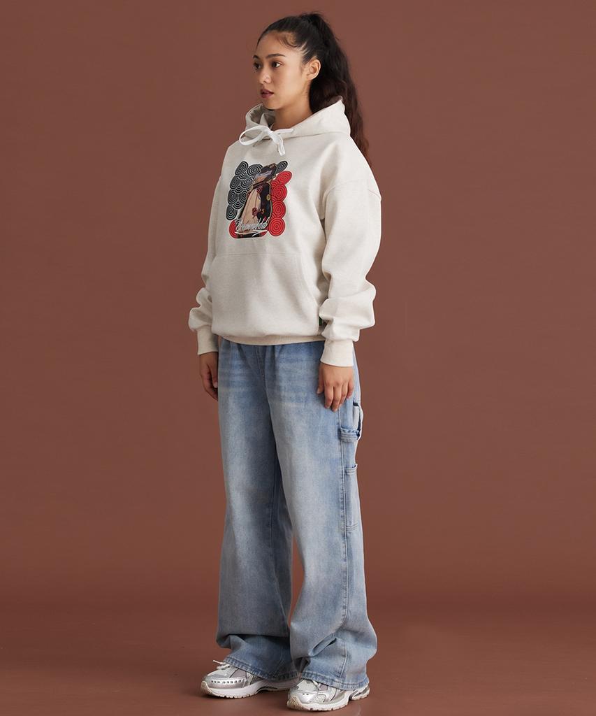 Dice Girl Hoodie Oatmeal