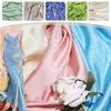 Tessuto di raso di seta lucido sfumato 150*50 cm Materiale olografico iridescente liscio lucido Materiale morbido per cucito per Hanfu Cheongsam