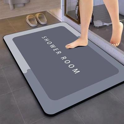 Tappetini Clover Floor, Tappetini antiscivolo assorbenti per il bagno, Tappetini ad asciugatura rapida resistenti all'usura per porte del bagno