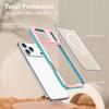 For iPhone 17 Pro Case Compatible with MagSafe TPU PC Clear Phone Back Cover