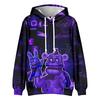 Unisex Fashion Five Nights At Freddy's Hoodie Sweatshirt Cartoon Printed Streetwear Hoodies for Couples