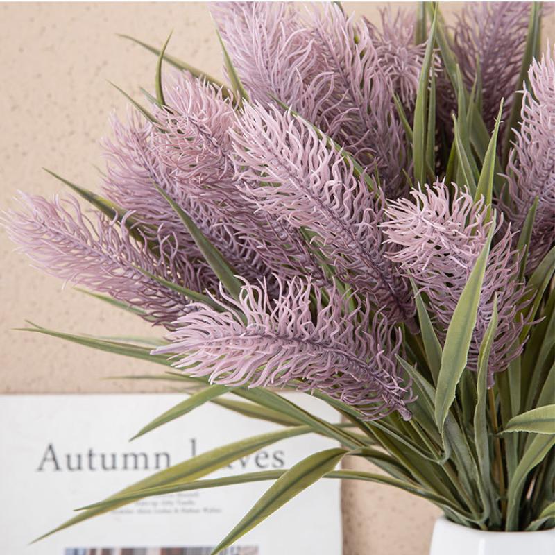 Kunstmatige Lavendeltakken Nep Lavendel 41cm Kunstbloemen Boeket voor Huisdecoratie Binnen/Buiten Bruiloft Tafelstukken Bloemschikking,1 stuk