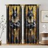 2pcs   Curtains&Window Treatment Inspired by Egypt Anubis Machine Washable (without Rod) Stuff Clearance for Bedroom   Living