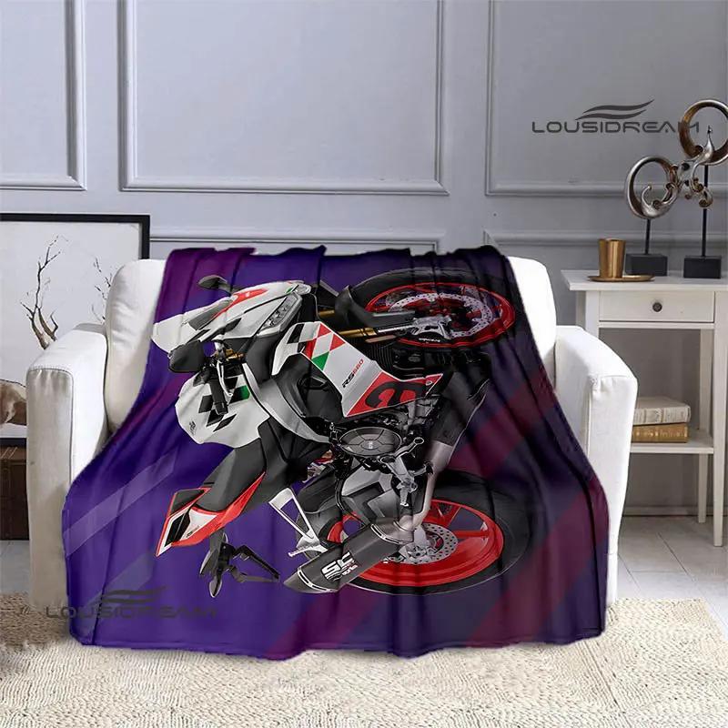 Aprilia Motorcycle Logo Printed Blanket Children's Warm Blanket Soft and Comfortable Blanket Home Travel Blanket Birthday Gift