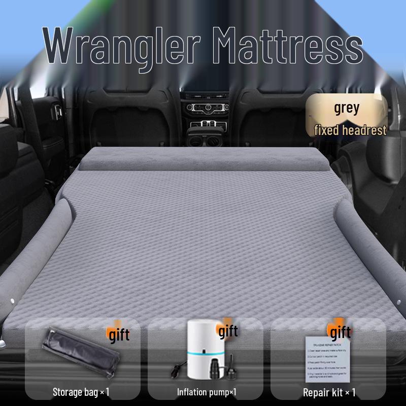 Nadmuchiwany materac samochodowy do Jeepa Wranglera: Nadmuchiwany materac do spania do bagażnika i na tylne siedzenie