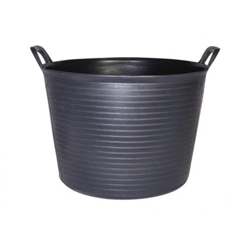 Rubi Tiling Tools N. 3 Flextub Plastic Tub Black 40 Litre