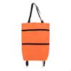 Shopping Bag with casters, Foldable, Portable, Lightweight, Grocery Tote Green 12.5kg
