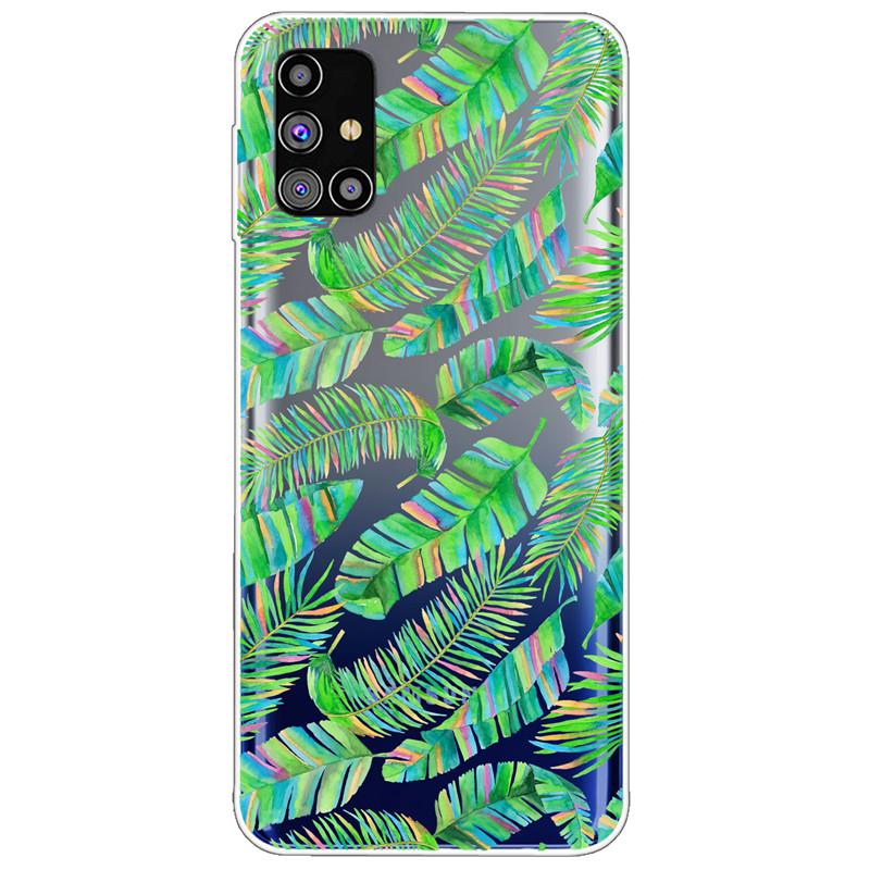 Clear Soft Cover for Samsung A31 A41 A51 A71 Case TPU Transparent Lovely Fashion Cases for Galaxy A71 Silicone Bumper Cat