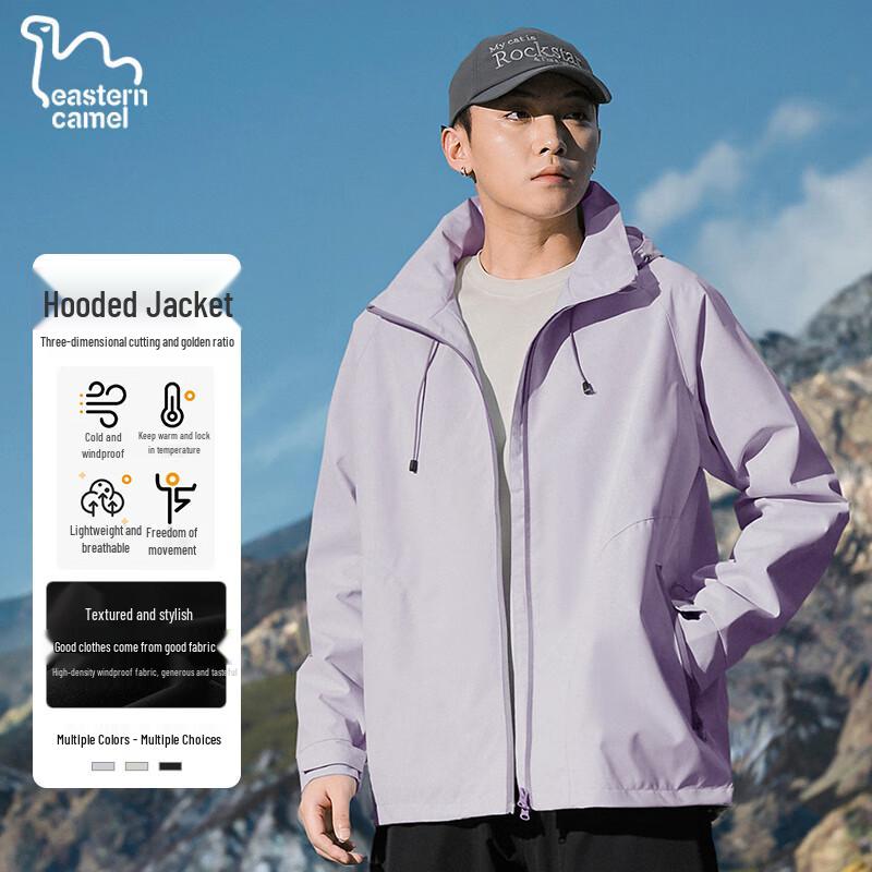 

EASTERN CAMEL Унисекс Куртка Софтшелл с Капюшоном для Активного Отдыха 3XL