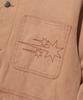 Niceghostclub Cotton Garment Dyed Chore Jacket_Brick(Ng2Dfud102A)