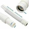 Flexible Sink Waste Pipe with S Type Trap for Bathroom and Kitchen