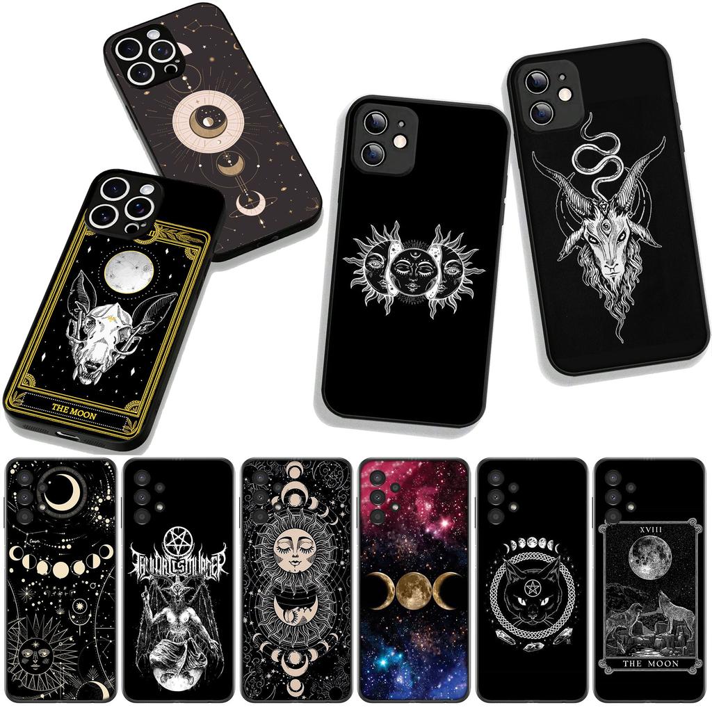 For Motorola Moto Edge 70 60 Fusion 40 NEO 20 Pro G Stylus G56 G96 G52 G41 G42 G51 Case Moon Tarot Mystery Totem Divine Witch