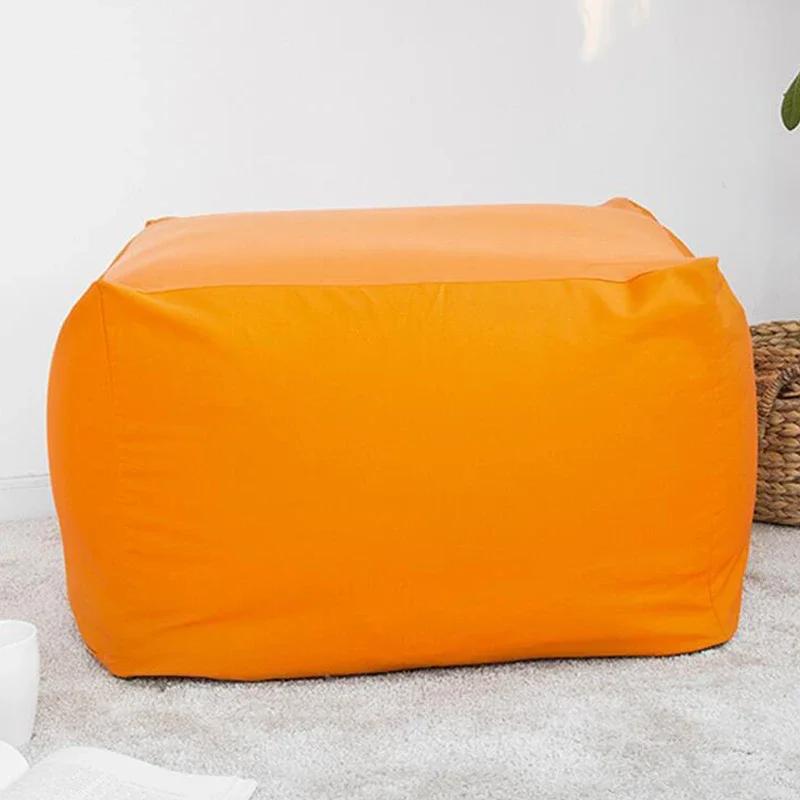 Japanese Style Soft Lazy Sofa Cozy Single Chair Unfilled Lounge Bean Bag Sofa Cover Home Pouf Couch Tatami Living Room Furniture