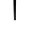 Furniture leg, oblique pin, black, 40 cm
