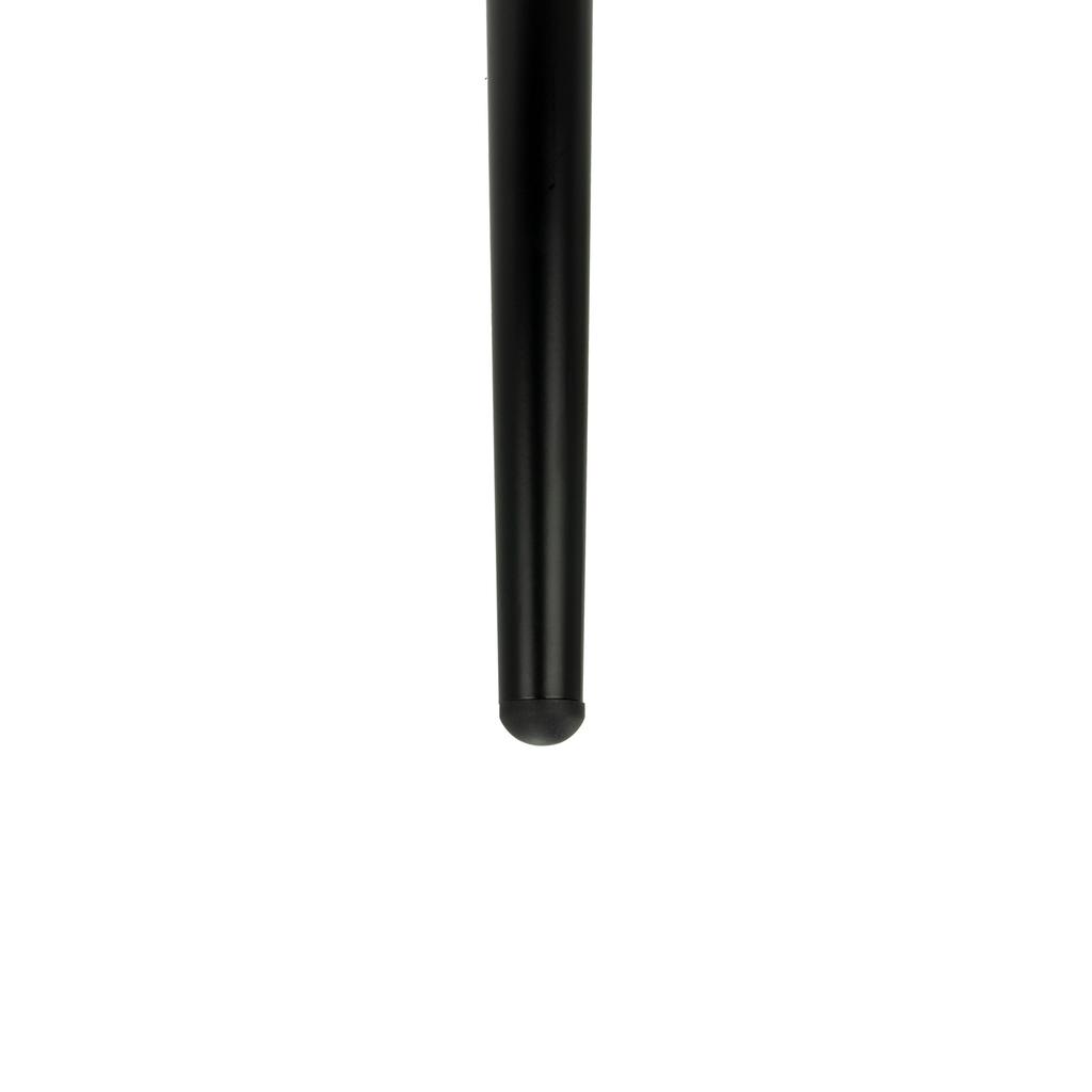 Furniture leg, oblique pin, black, 40 cm