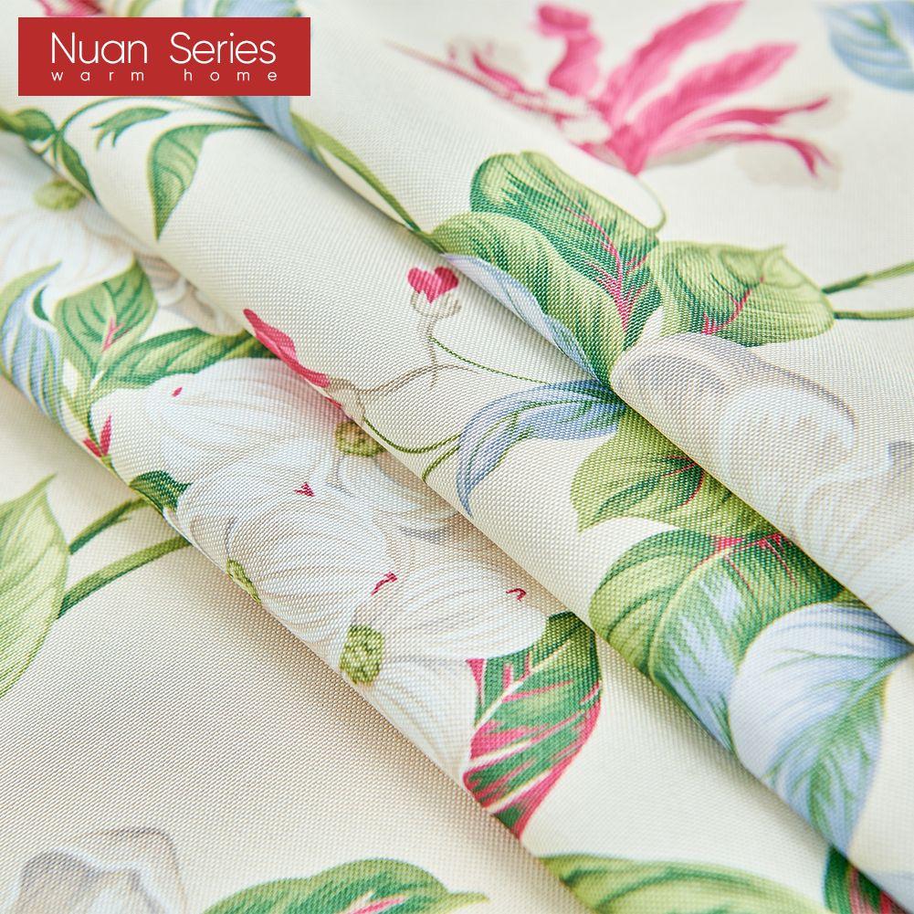 1PC Simple Spring Pastoral Print Tablecloth Fringe Decor for Tables Dining Coffee Makeup Table Decor Nuan Series