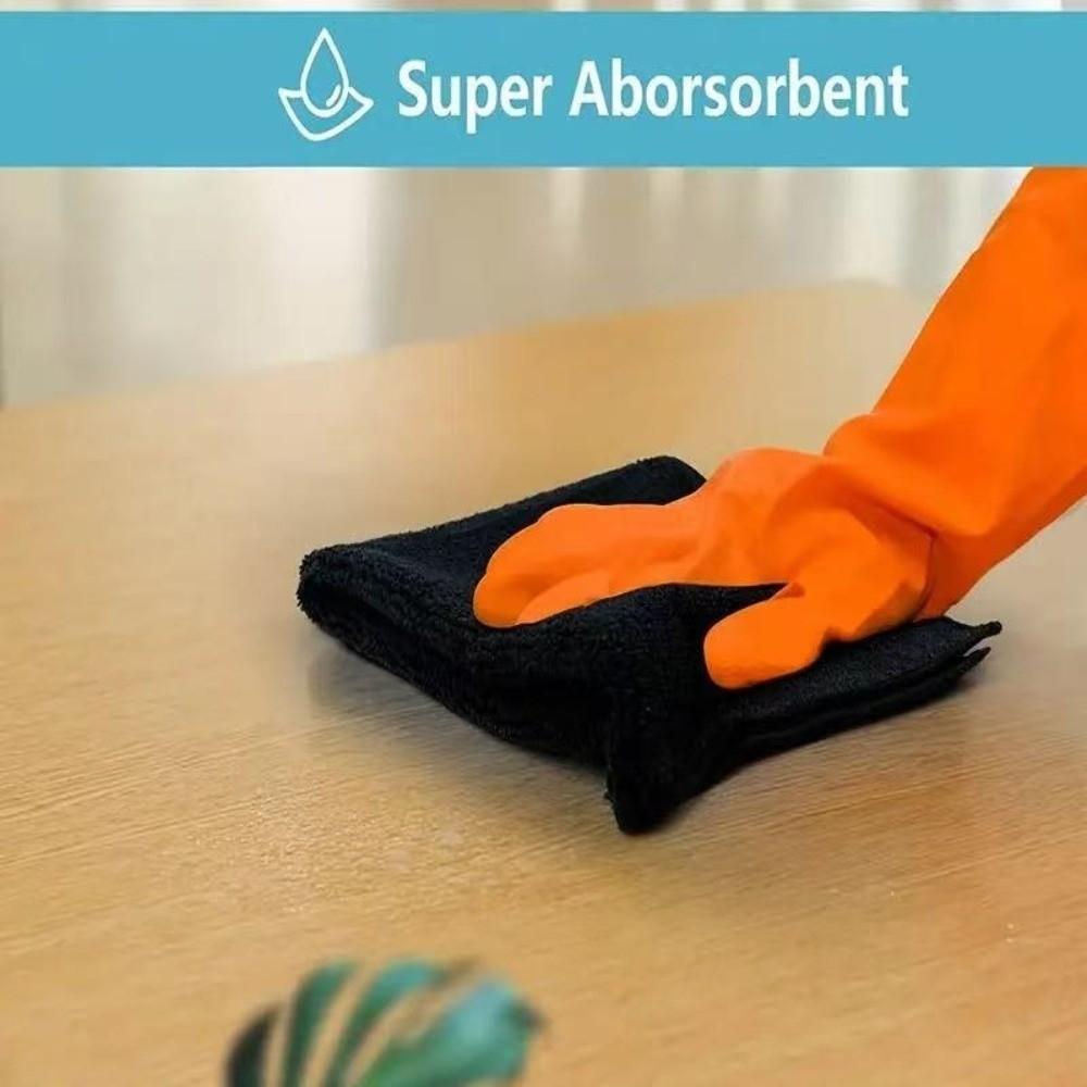 Multifunctional Square Cleaning Towel No Trace Absorb Water Wipe Cloth Soft Kitchen Microfiber Cleaning Cloth Window