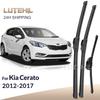 Pour Kia Cerato YD 2012-2017 2013 2014 2015 2016 Balais d'essuie-glace Avant et Arrière Balais d'essuie-glace Pare-brise Pare-brise Fenêtre Brossettes 26"+14"+13"