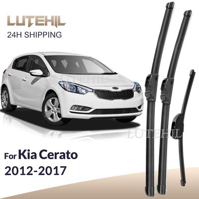 For Kia Cerato YD 2012-2017 2013 2014 2015 2016 Wiper Front & Rear Wiper Blades Windshield Windscreen Window Brushes 26"+14"+13"