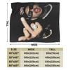 Funny Finger Chris Brown Blankets Fleece Printed  Multi-function Lightweight Throw Blankets for Sofa Office Bedspread