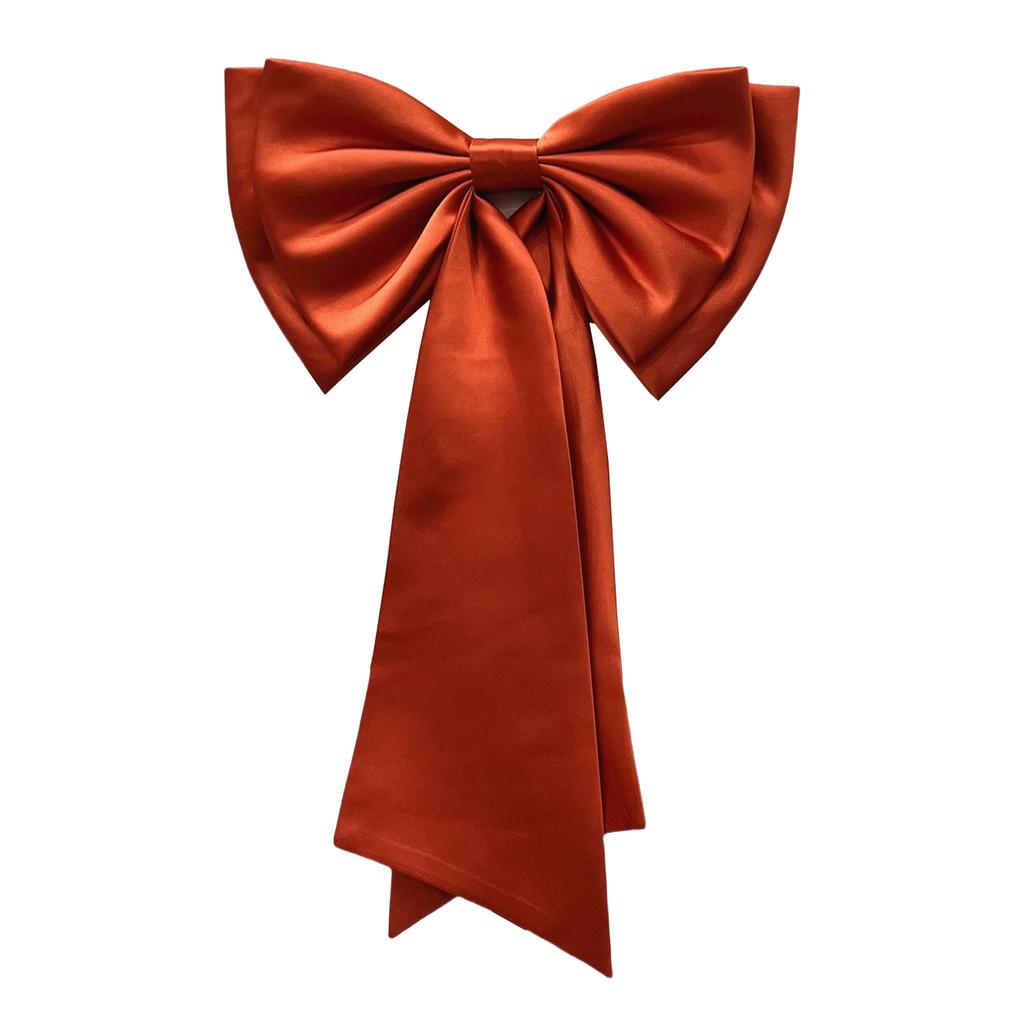 Elegant Satin Wedding Dress Bowknot Lightweight Detachable Bow Waist Decoration for Stage Performance and Cosplay