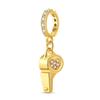 Charms 925 Silver Golden Lucky Star Ballet Shoe Heart Bead Pendant Charms Fit Bracelet Necklace Womens Jewelry