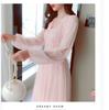 Elegant Autumn Fairy Mesh Lace Dress - Gentle Forest Style Temperament