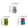 10Pcs Bear Refrigerator Magnets Cute Chalkboard and Whiteboard Stickers Refrigerator Stickers for Home Kitchen