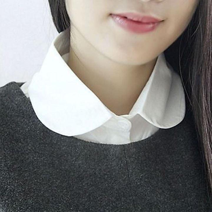 Detachable Collar For Women And Men Polyester Square Collar Plus Size Unisex Layering Accessory