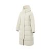 Solid Color Zipper Hooded Long Down Jacket Women Outerwear AYMV366-3