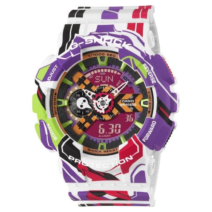

Casio G-SHOCK EVANGELION Limited Edition Watch GA-110EVA30-7A Shinji Ikari Purple Multi Men s